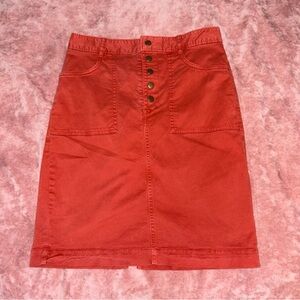 Banana Republic burnt orange skirt
